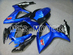 Suzuki GSXR600 GSXR750 2006-2007 Injection ABS verkleidung - Factory - Blau Schwarz - MFS4946