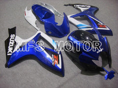 Suzuki GSXR600 GSXR750 2006-2007 Injection ABS verkleidung - Factory - Blau Weiß - MFS4961