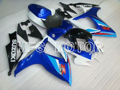 Suzuki GSXR600 GSXR750 2006-2007 Injection ABS verkleidung - Factory - Blau Weiß - MFS4962