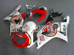 Suzuki GSXR1000 2000-2002 Injection ABS Fairing - Lucky Strike - Red White - MFS5430