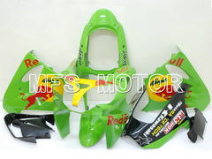 Kawasaki NINJA ZX9R 2000-2001 ABS verkleidung - Red Bull - Grün - MFS5903