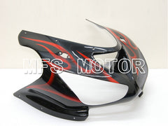 Kawasaki NINJA ZX6R 2005-2006 Injection ABS Fairing - Flame - Black Red - MFS6440