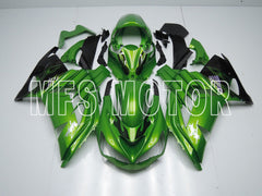 Kawasaki ZX14R 2012-2023 Injection ABS Fairing - Flame - Green - MFS8413