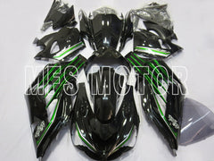 Kawasaki ZX14R 2012-2023 Injection ABS Fairing - Factory Style - Black Green - MFS8408