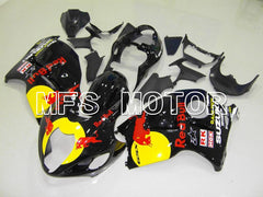 Suzuki GSXR1300 Hayabusa 1999-2007 Injection ABS verkleidung - Red Bull - Schwarz Gelb - MFS5391