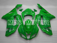 Kawasaki NINJA ZX6R 2007-2008 Injection ABS verkleidung - Flamme - Grün - MFS6444