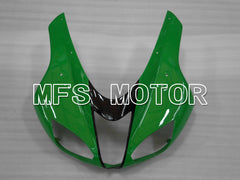 Kawasaki NINJA ZX6R 2007-2008 Injection ABS verkleidung - Flamme - Schwarz Grün - MFS6442