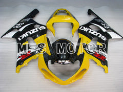 Suzuki GSXR750 2000-2003 Injection ABS Fairing - Factory Style - Black Yellow - MFS6953