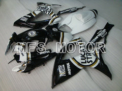 Suzuki GSXR600 GSXR750 2006-2007 Injection ABS verkleidung - Lucky Strike - Schwarz Weiß - MFS4941