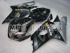 Suzuki GSXR600 GSXR750 2004-2005 Injection ABS Fairing - Factory Style - Black Gray Silver - MFS4833