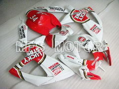 Suzuki GSXR600 GSXR750 2006-2007 Injection ABS verkleidung - Lucky Strike - Weiß Rot - MFS4938