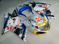 Carénage ABS injecté Suzuki GSXR600 2001-2003 - MOTUL - Bleu Blanc - MFS2202
