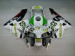 Honda CBR600RR 2003-2004 Injection ABS verkleidung - HANN Spree - Weiß Schwarz Grün - MFS2061