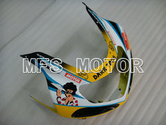 Suzuki GSXR600 2001-2003 Injection ABS verkleidung - Dark Dog - Blau Weiß - MFS2062