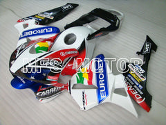 Carénage ABS injecté Honda CBR600RR 2003-2004 - Eurobet - Blanc Noir Bleu - MFS2065