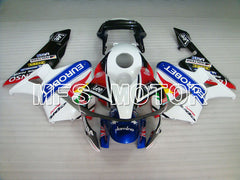 Carénage ABS injecté Honda CBR600RR 2003-2004 - Eurobet - Blanc Noir Bleu - MFS2065
