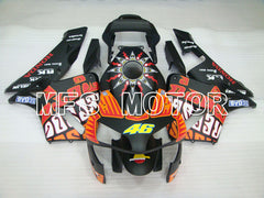 Carénage ABS injecté Honda CBR600RR 2003-2004 - PEPSL - Noir Orange Mat - MFS2067