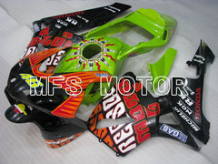 Carénage ABS injecté Honda CBR600RR 2003-2004 - Repsol - Vert Noir Rouge - MFS2069