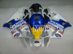 Carénage ABS injecté Honda CBR600RR 2003-2004 - Rothmans - Blanc Bleu Jaune - MFS2070