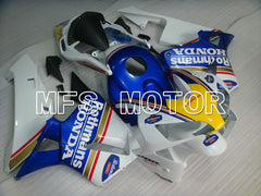 Carénage ABS injecté Honda CBR600RR 2003-2004 - Rothmans - Blanc Bleu Jaune - MFS2070