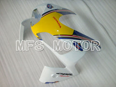 Carénage ABS injecté Honda CBR600RR 2003-2004 - Rothmans - Blanc Bleu Jaune - MFS2070