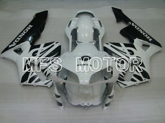 Carénage ABS injecté Honda CBR600RR 2003-2004 - Style usine - Blanc Noir - MFS2074
