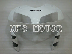 Carénage ABS injecté Honda CBR600RR 2003-2004 - Style usine - Blanc Noir - MFS2074