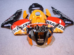 Carénage ABS injecté Honda CBR600RR 2003-2004 - Repsol - Orange Rouge Noir - MFS2077