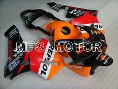 Carénage ABS injecté Honda CBR600RR 2003-2004 - Repsol - Orange Rouge Noir - MFS2079