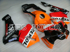 Carénage ABS injecté Honda CBR600RR 2003-2004 - Repsol - Orange Rouge Noir - MFS2080