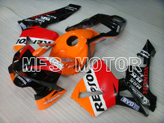 Carénage ABS injecté Honda CBR600RR 2003-2004 - Repsol - Orange Rouge Noir - MFS2080