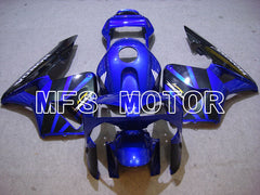 Carénage ABS injecté Honda CBR600RR 2003-2004 - Style usine - Bleu Noir - MFS2085