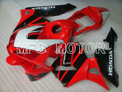 Honda CBR600RR 2003-2004 ABS-Einspritzverkleidung - Fabrikstil - Rot Schwarz Weiß - MFS2087