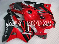 Honda CBR600RR 2003-2004 ABS Injection Fairing - Factory Style - Red Black - MFS2095