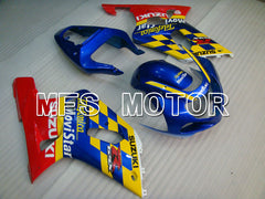 Suzuki GSXR750 2000-2003 Injection ABS verkleidung - Movistar - Rot Blau - MFS6940