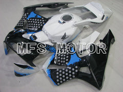 Honda CBR600RR 2003-2004 ABS Injection Fairing - Customize - Black White blue - MFS2104