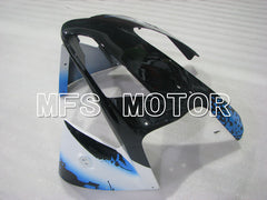 Honda CBR600RR 2003-2004 ABS Injection Fairing - Customize - Black White blue - MFS2104
