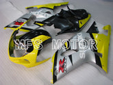 Suzuki GSXR600 2001-2003 Injection ABS verkleidung - Factory Style - Grau Gelb - MFS2106