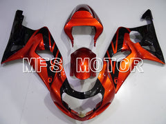 Suzuki GSXR600 2001-2003 Injection ABS verkleidung - Factory Style - Schwarz Rot - MFS2107