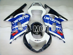 Suzuki GSXR750 2000-2003 Injection ABS Fairing - Factory Style - Black Wihte Blue - MFS6943