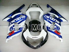 Suzuki GSXR750 2000-2003 Injection ABS Fairing - Factory Style - Black Wihte Blue - MFS6945