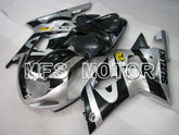 Suzuki GSXR600 2001-2003 Injection ABS verkleidung - Factory Style - Schwarz Silber - MFS2117