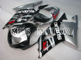 Suzuki GSXR600 2001-2003 Injection ABS verkleidung - Factory Style - Schwarz Silber - MFS2121