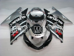 Suzuki GSXR600 2001-2003 Injection ABS verkleidung - Factory Style - Schwarz Silber - MFS2121