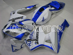 Carénage ABS injecté Honda CBR600RR 2003-2004 - PRAMAC - Blanc Bleu - MFS2122