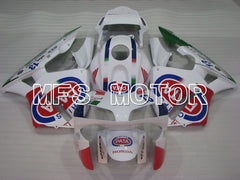 Honda CBR600RR 2003-2004 ABS Injection Fairing - PATA - White Red Blue - MFS2126