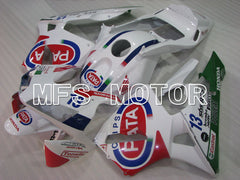 Honda CBR600RR 2003-2004 ABS Injection Fairing - PATA - White Red Blue - MFS2126