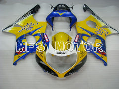 Suzuki GSXR750 2000-2003 Injection ABS verkleidung - Factory Style - Schwarz Gelb Blau - MFS6954