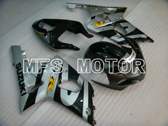 Suzuki GSXR750 2000-2003 Injection ABS verkleidung - Factory Style - Schwarz Silber - MFS6952