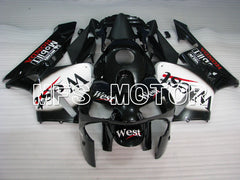 Carénage ABS injecté Honda CBR600RR 2003-2004 - Ouest - Blanc Noir - MFS2139